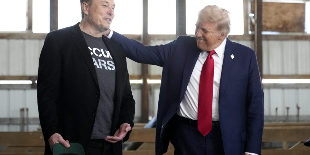 Trump returns to scene of assassination attempt with Musk